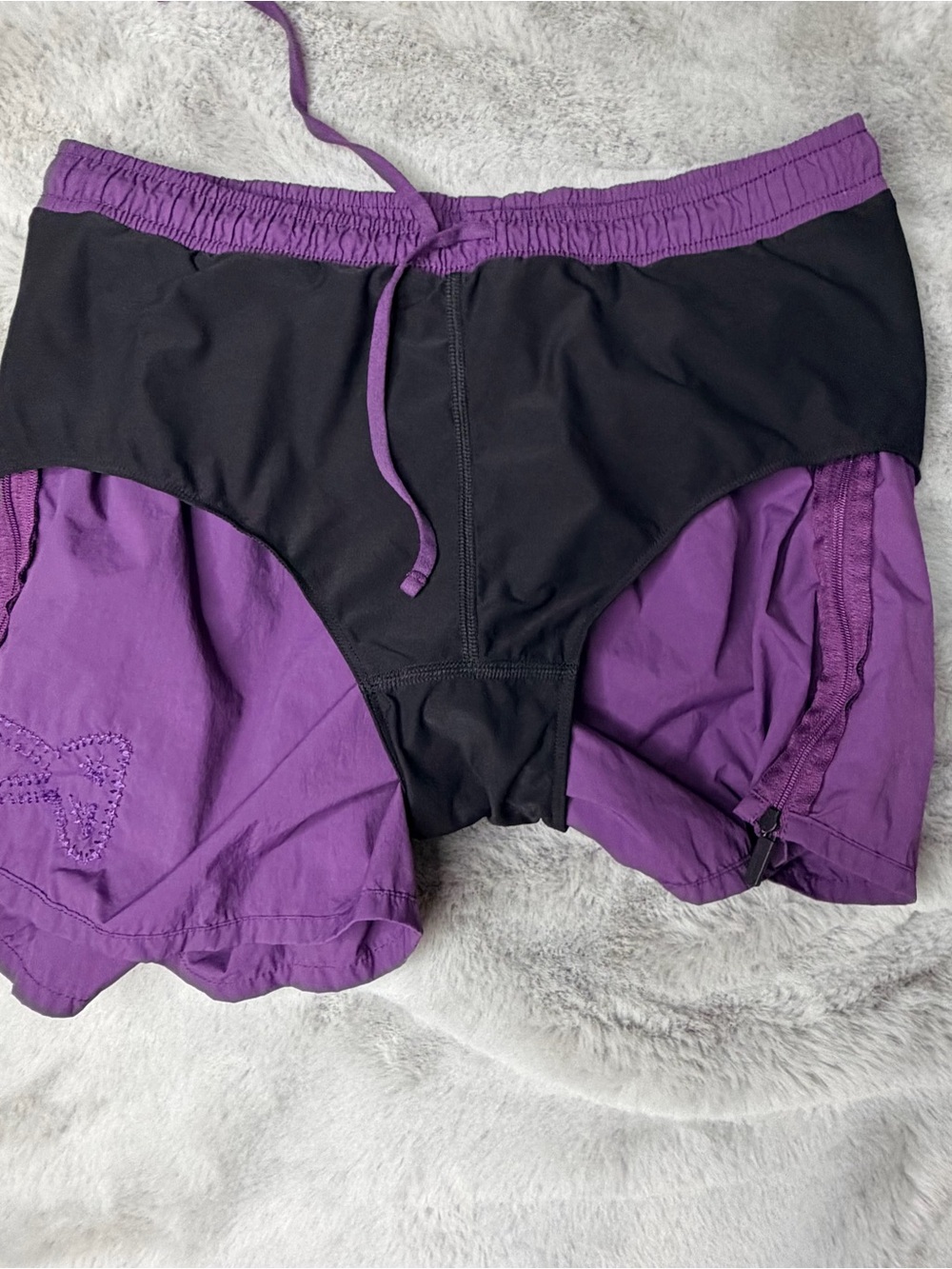 District Vision Nightshade Purple Lightweight Zippered Running Shorts small - Picture 10 of 16